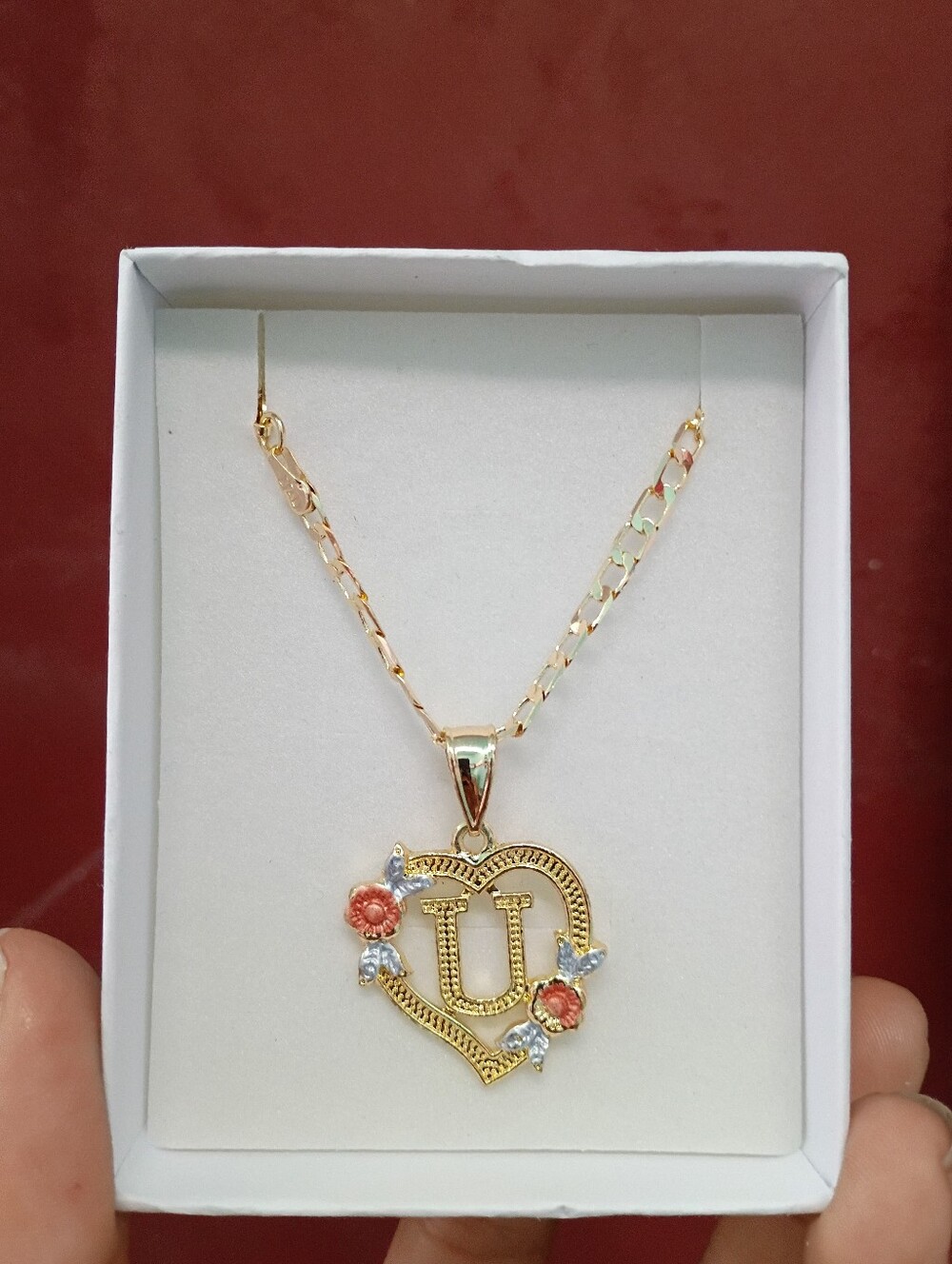 U Initial Necklace